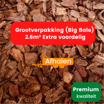 AFHAALPRODUCT - Premium Franse Boomschors 20/40mm - 2.6m&sup3;  Big Bale afhalen in Achterveld 