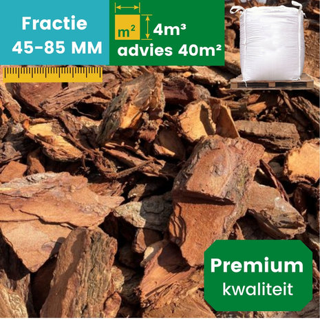 Premium Franse Boomschors 45/80mm - 4m³ 