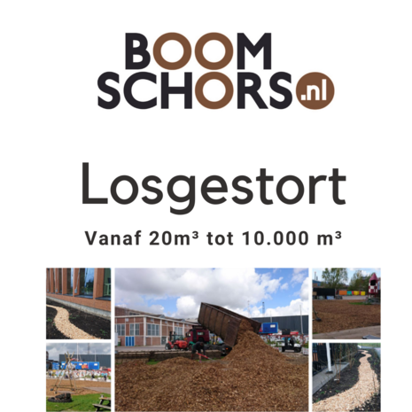 Houtsnippers Premium Fijn los gestort vanaf 20m3