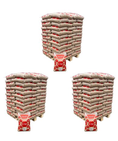 HOUTPELLETS - ENPlus A1 kwaliteit Pellets 195 x 15 kg 