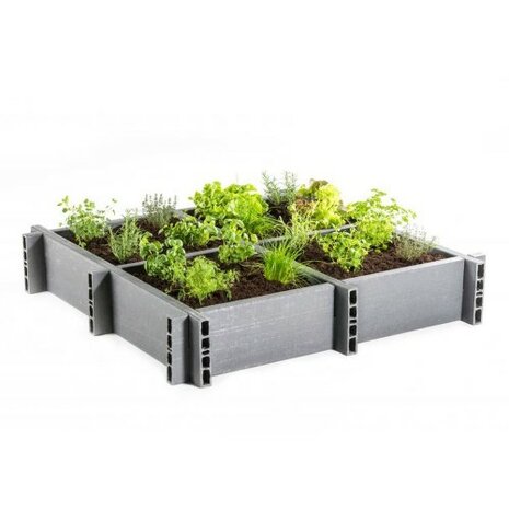 Moestuinbak "Garden Box" 120 X 120 X 22 cm