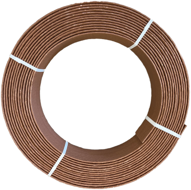 Ekoboard randafwerking 14 cm x 15 meter - Bruin Cortenstaal (kleur)