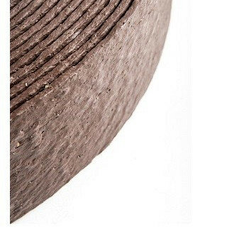 Ekoboard randafwerking 14 cm x 15 meter - Bruin Cortenstaal (kleur)