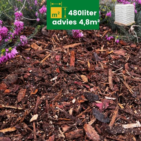 Bojardin premium Houtmulch 480 liter 