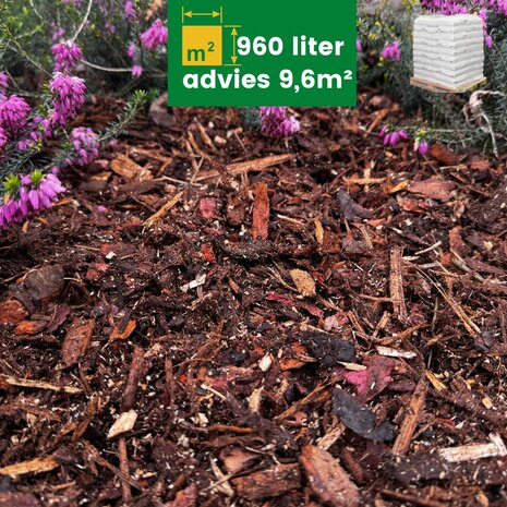 Bojardin premium Houtmulch 960 liter 