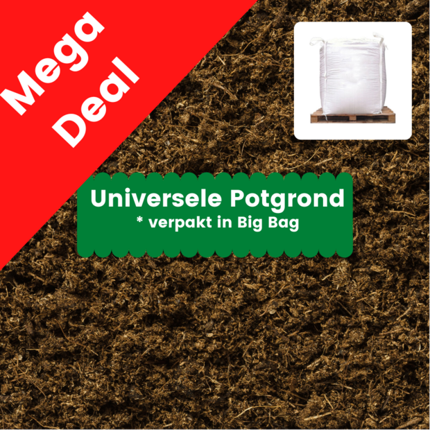 Potgrond - 1m&sup3; incl. bezorging (big bag) SALE SALE