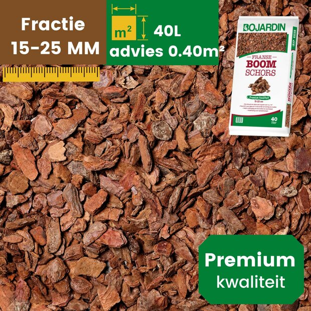 Franse Boomschors 15-25 mm Premium Bojardin 