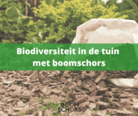 Biodiversiteit in de tuin met boomschors