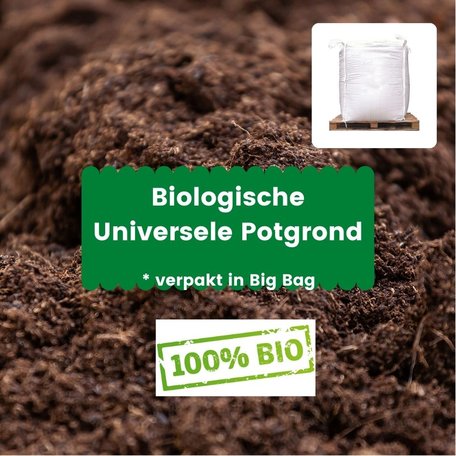 Potgrond Biologisch - 2m³ incl. bezorging (big bag)