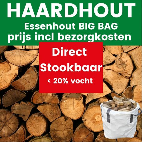 Haardhout Essen - 1 kuub Big Bag
