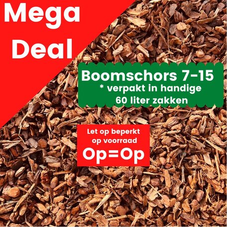 MEGA DEAL - Boomschors Garden Decor 7-15mm 960 liter 