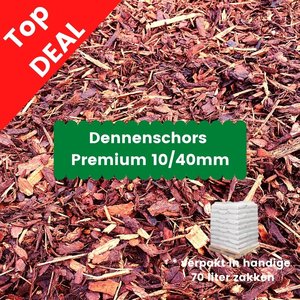 Dennenschors Premium 10/40mm 490 Liter 