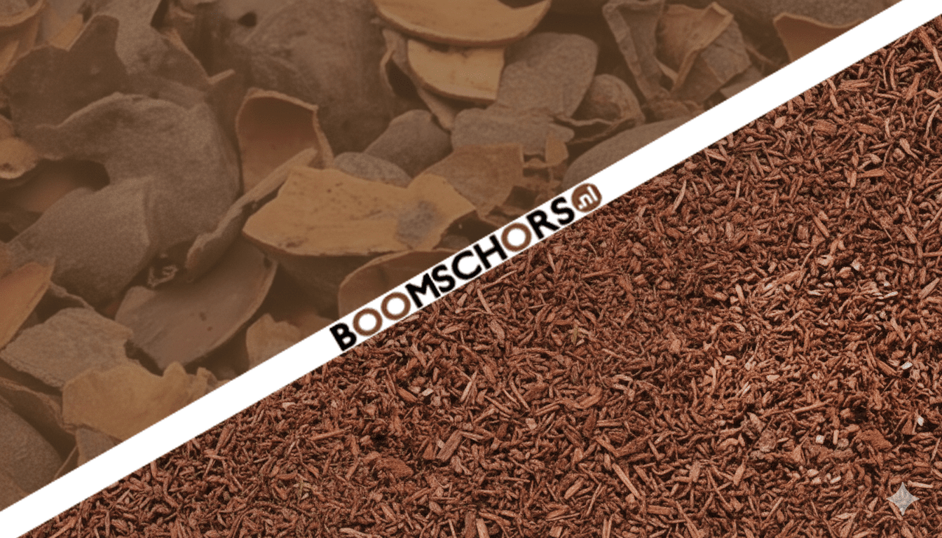 Verschil tussen cacaodoppen en boomschors: wat is de beste bodembedekker? - Boomschors.nl