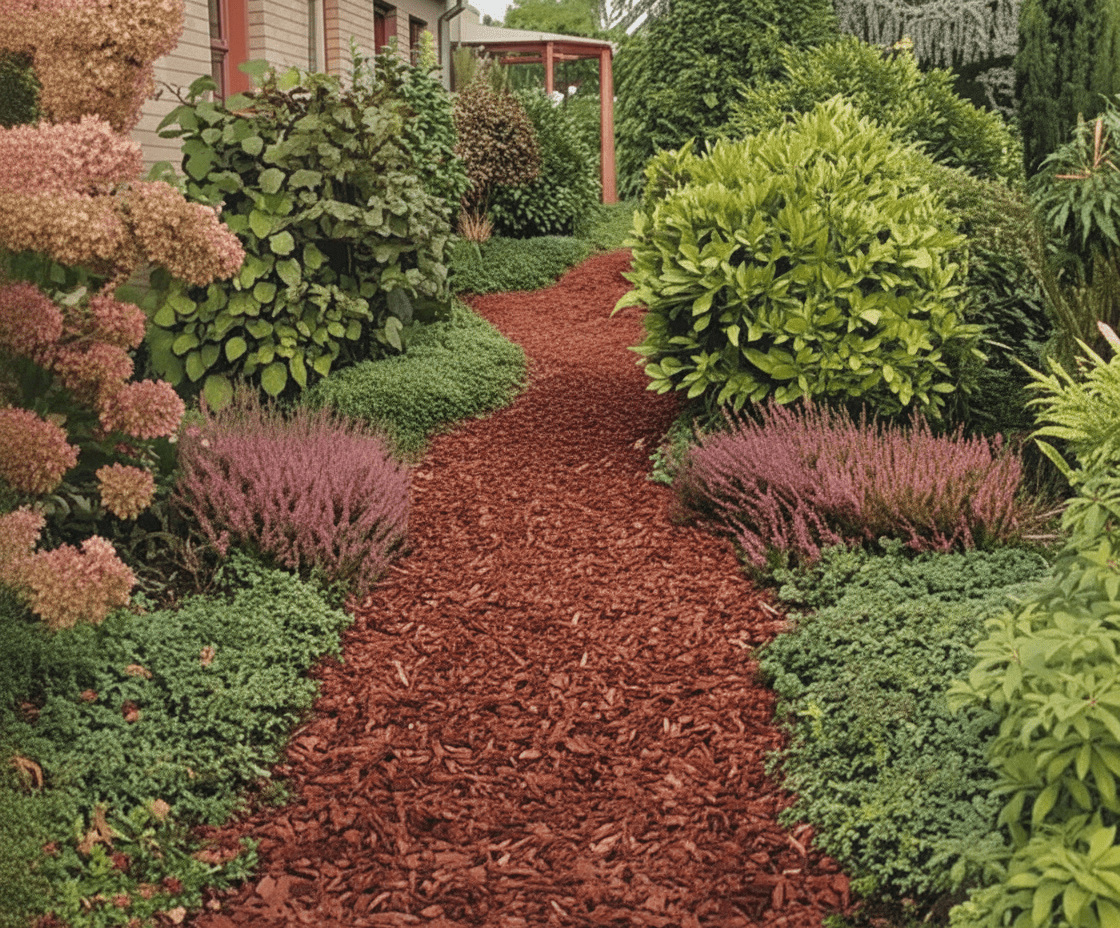 Wandelpad van boomschors - Boomschors.nl