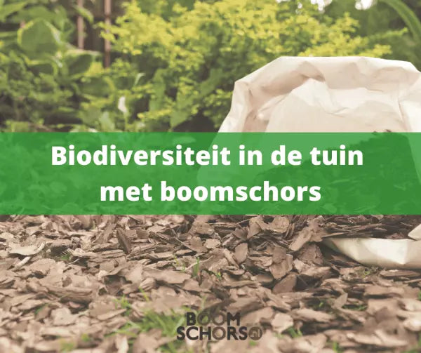 Biodiversiteit in de tuin met boomschors