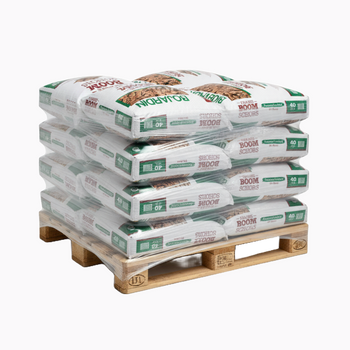 Boomschors op pallet