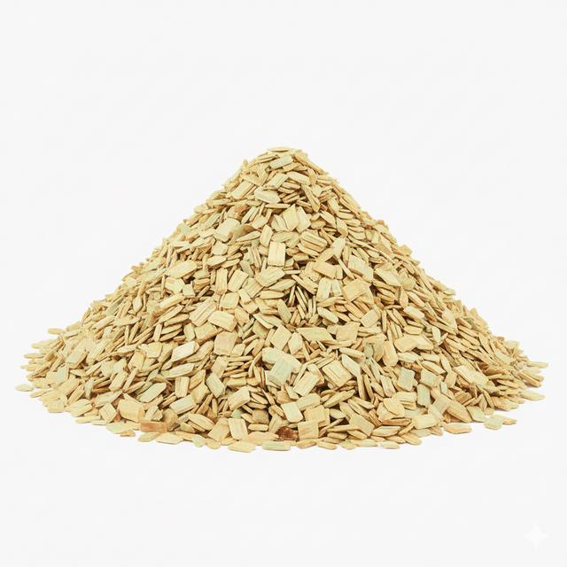 Houtsnippers los gestort