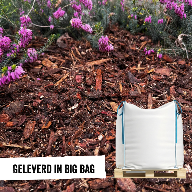 Houtmulch in Big Bag