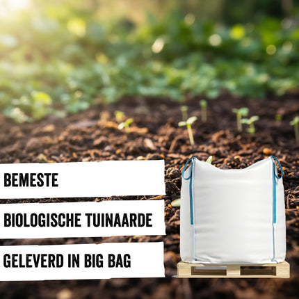 Bemeste Biologische Tuinaarde in Big Bag