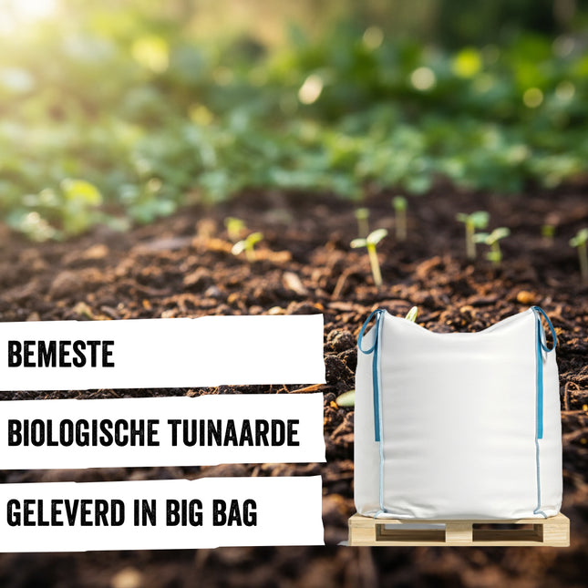 Bemeste Biologische Tuinaarde in Big Bag