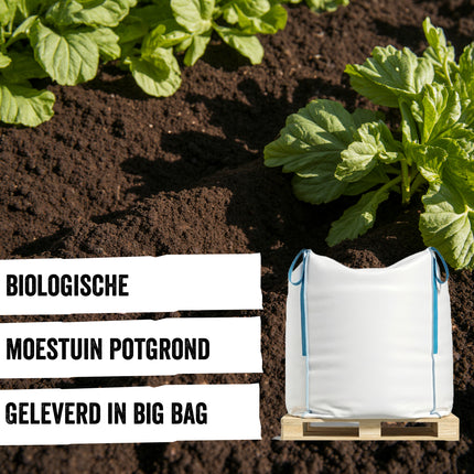 Biologische Moestuin Potgrond in Big Bag