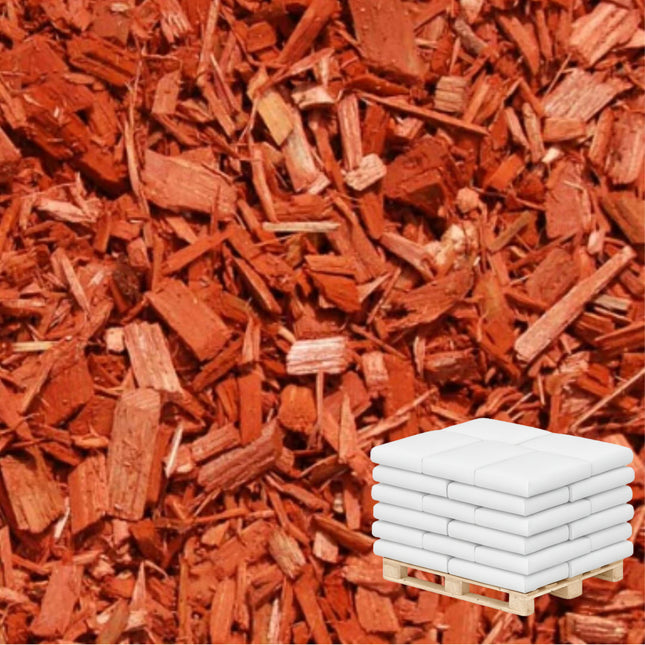 Houtsnippers Color Decor Rood