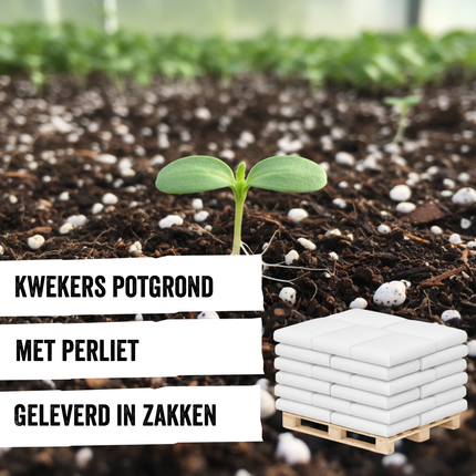 Kwekers Potgrond met Perliet